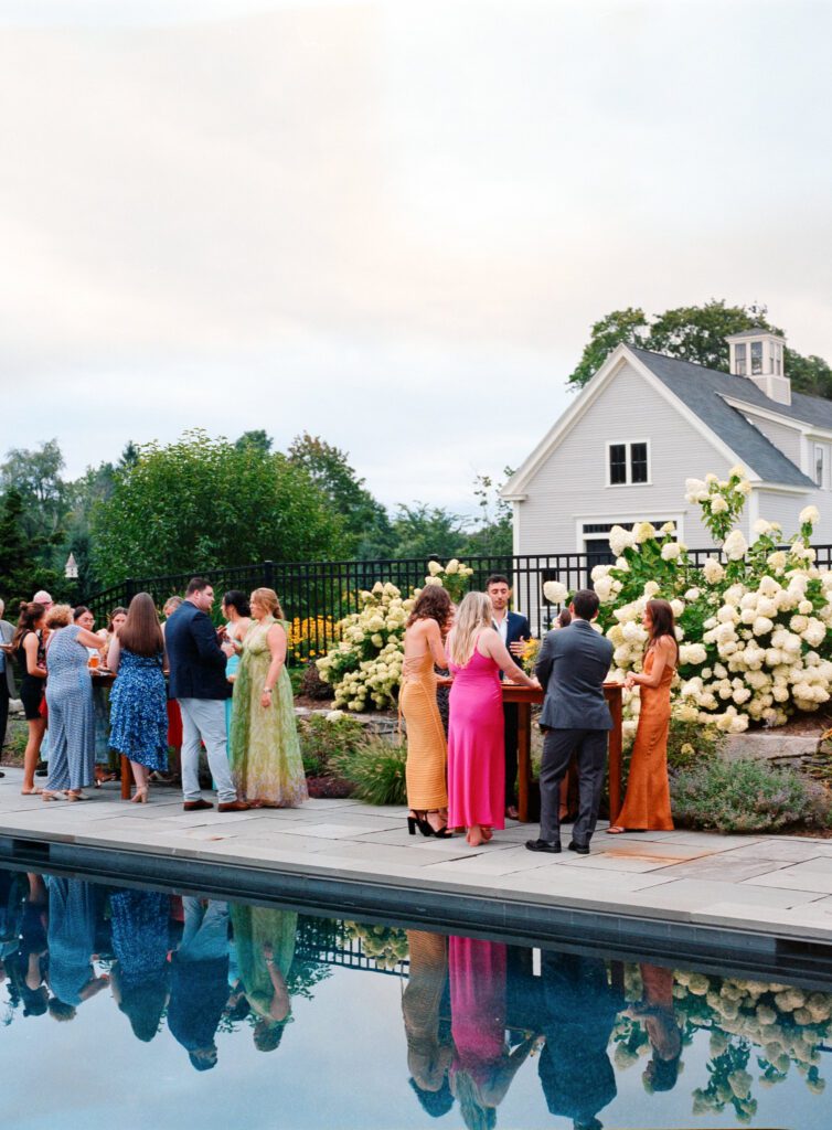 Massachusetts summer wedding on film photography